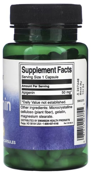 Apigenin 50mg - 90 caps