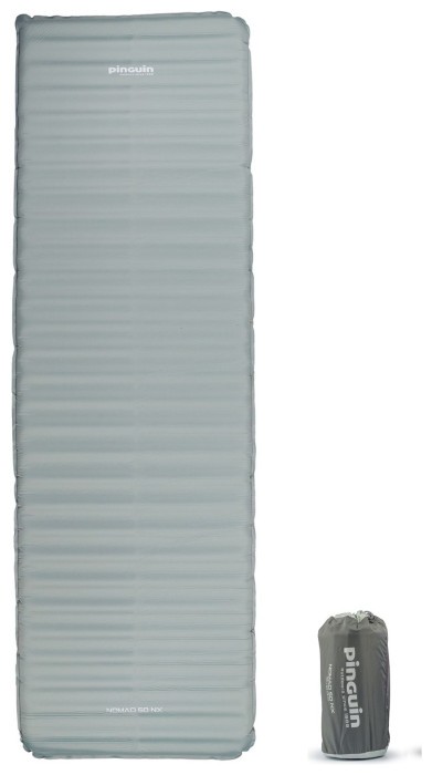 Самонадувающийся коврик Pinguin Nomad NX, 198x63x5см, Grey