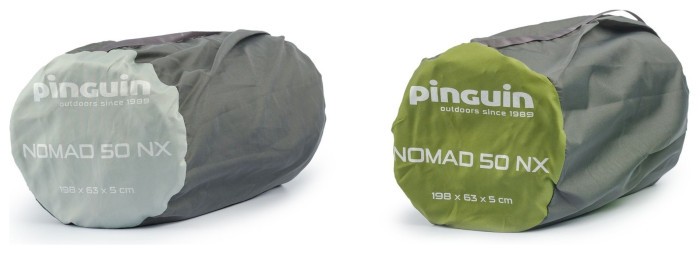 Самонадувающийся коврик Pinguin Nomad NX, 198x63x5см, Grey