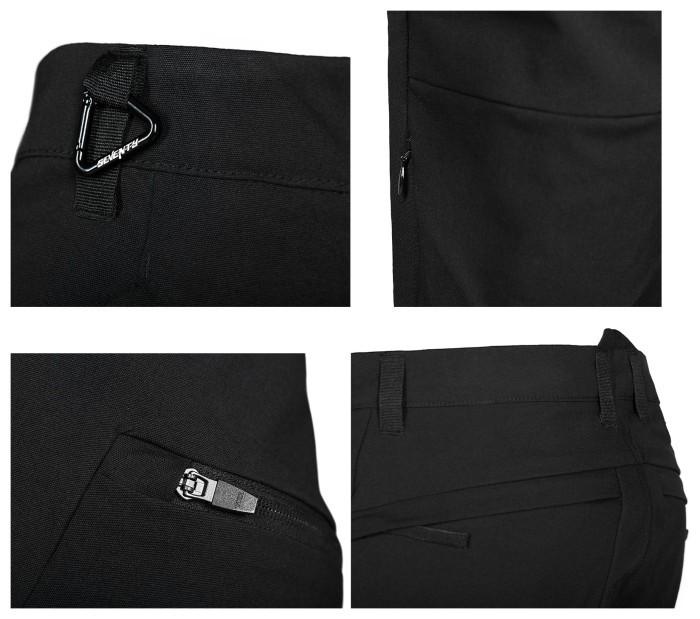 Мотоштани Seventy PC28 Milano Hombre Negro L