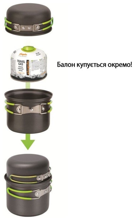 Набор посуды Pinguin Solo Alu