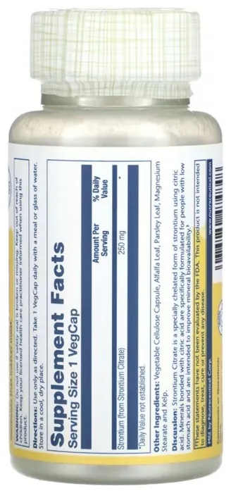 Strontium Citrate 250mg - 60 vcaps