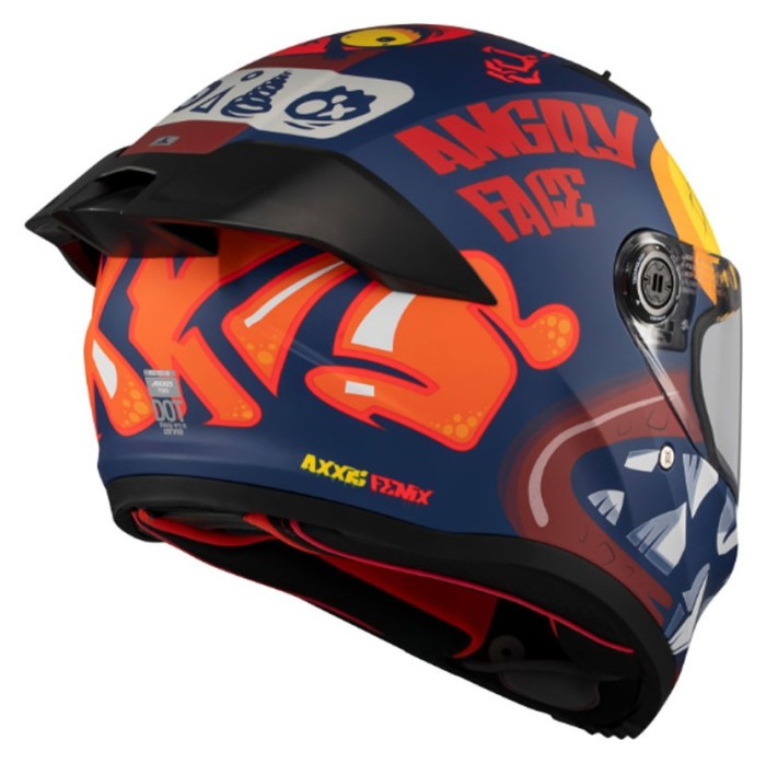 Мотошолом AXXIS FENIX ANGRY FACE C5 Matt