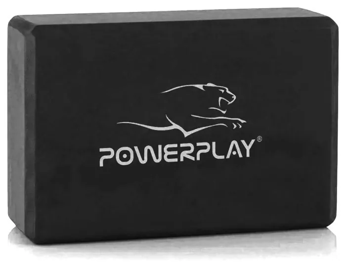 Блоки для йоги 2шт. (пара) PowerPlay 4006 Yoga Brick EVA Черные