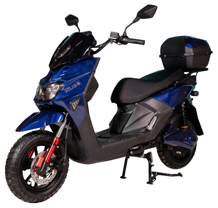 Электроскутер ATLAS Fox Box 2000W Cyan Blue