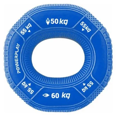 Эспандер кистевой силиконовый PowerPlay PP-4331 Hand Grip Hard 50-55-60 кг. Темно Синий