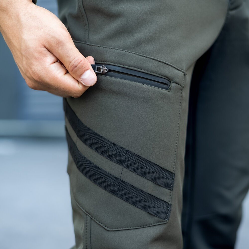 Штани карго чоловічі весняні з кишенями хакі Pobedov Static, укр, укр