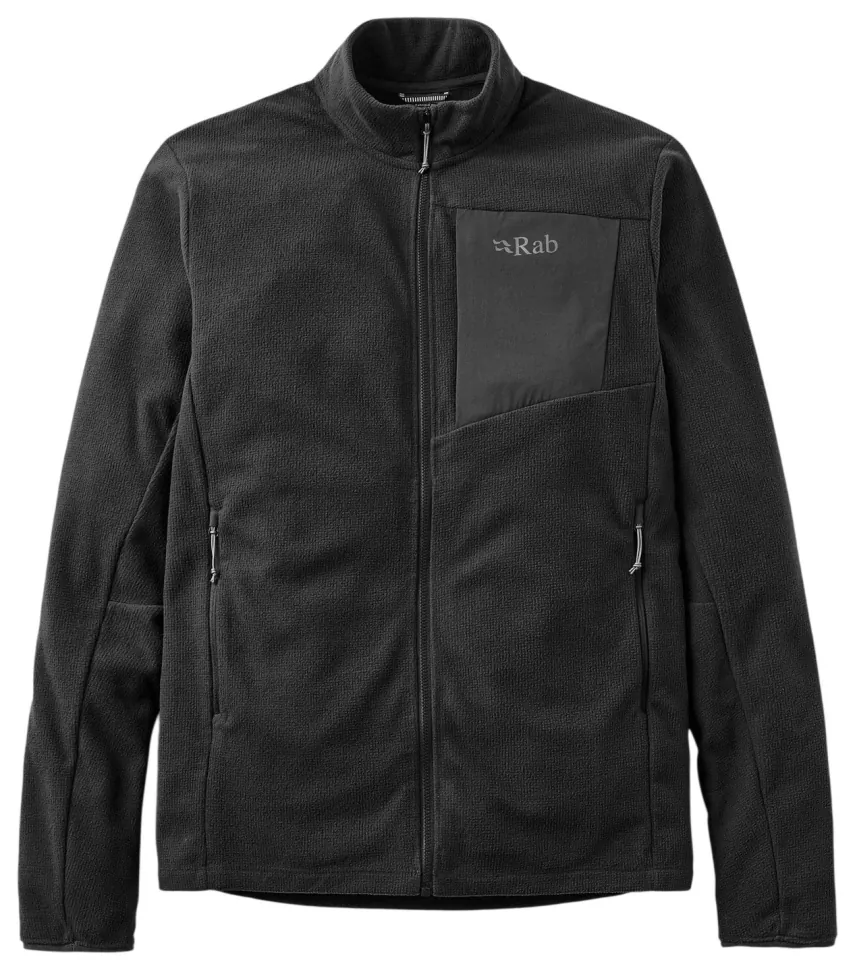 Кофта чоловіча Rab Tecton Jacket, Black (L)