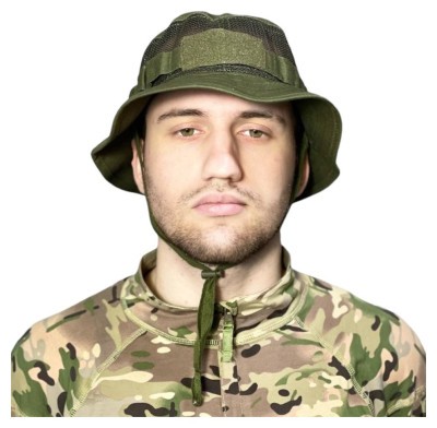 Панама военная сетка под шеврон олива (RA8932)
