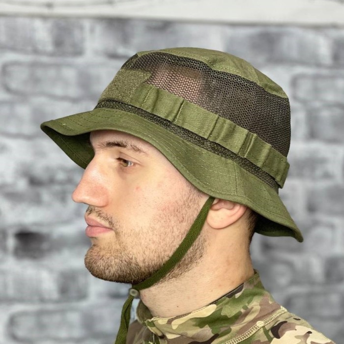 Панама военная сетка под шеврон олива (RA8932)