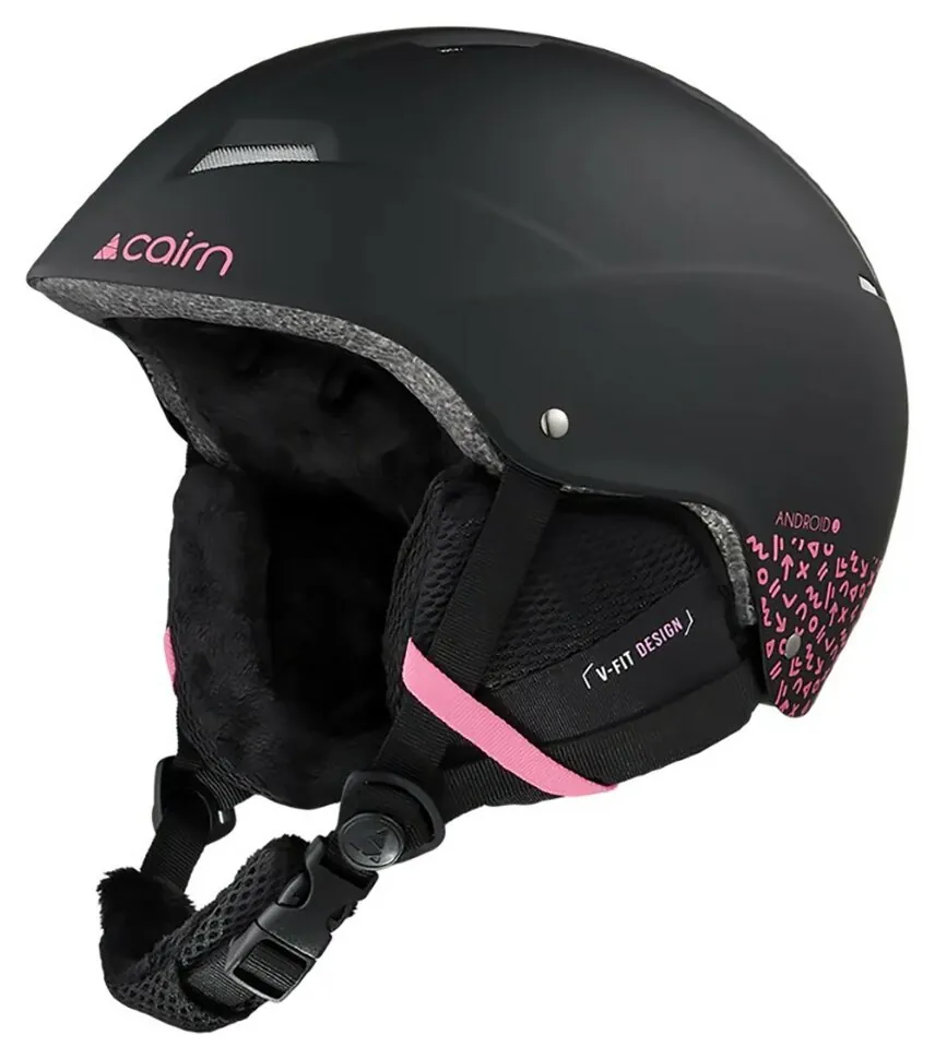 Cairn шолом Android Graphic Jr mat black-pink 48-50 (48-50)