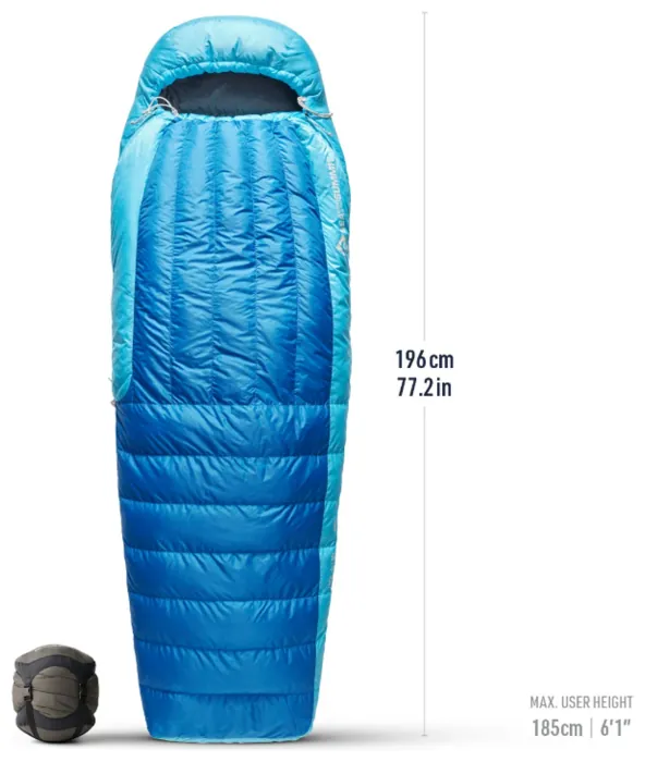 Спальный мешок Sea to Summit Trek -1C/30F Long, Snorkel Blue
