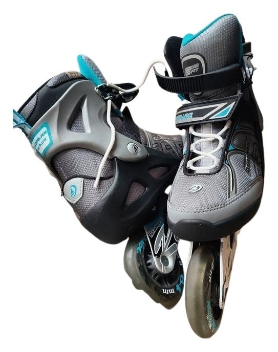 Ролики Rollerblade MACROBLADE 84 ALU W Black Light Blue