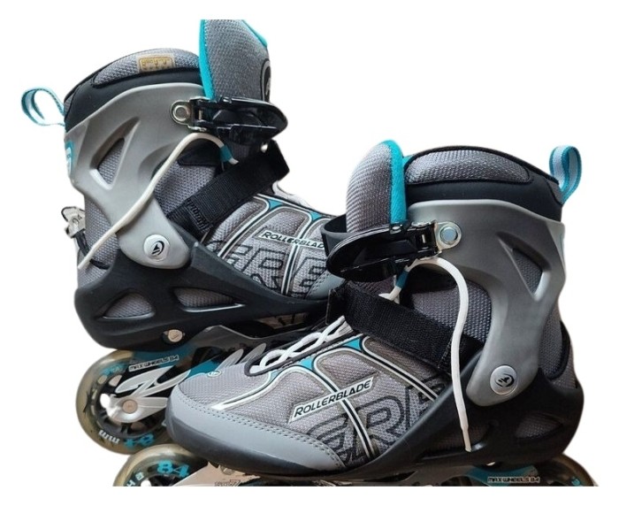 Ролики Rollerblade MACROBLADE 84 ALU W Black Light Blue