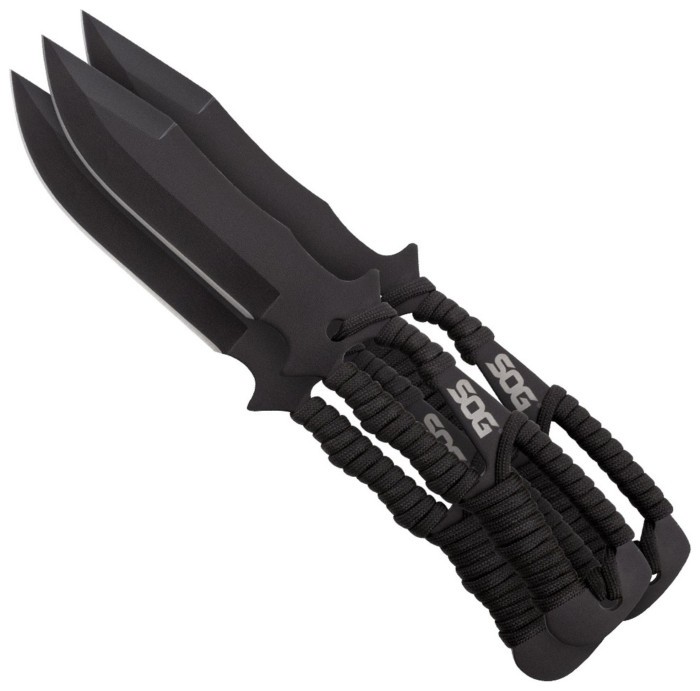 Набір ножів SOG Throwing Knives, Paracord Wrapped Sheath
