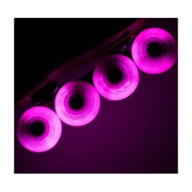 Колесо для роликов светящиеся Flying Eagle Lazerwheelz-Sparkle фиолетовые 72 мм
