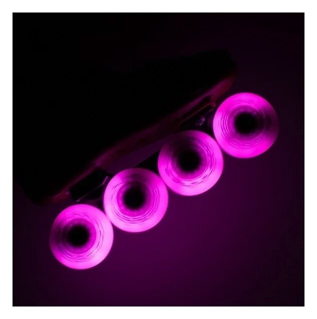 Колесо для роликів, що світяться Flying Eagle Lazerwheelz-Sparkle фіолетові 72 мм, укр, укр