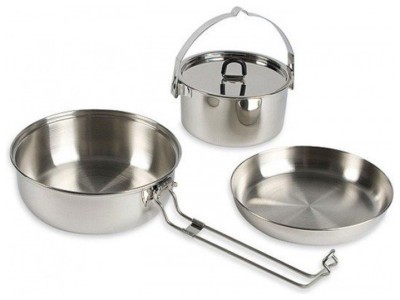Набір посуду Tatonka Camp Set Large, Silver