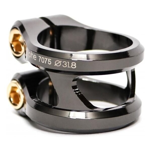 Затискач Ethic Sylphe Double Clamp 34.9 mm Black Chrome, укр, укр