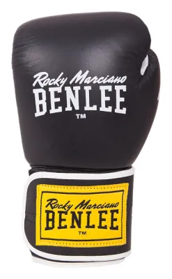 Рукавички боксерські Benlee TOUGH 10oz / шкіра / чорні