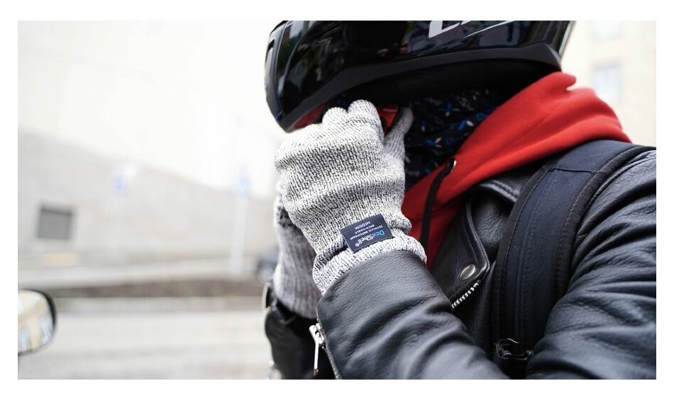 Перчатки водонепроницаемые Dexshell Techshield, p-p XL, с белыми пальцами.