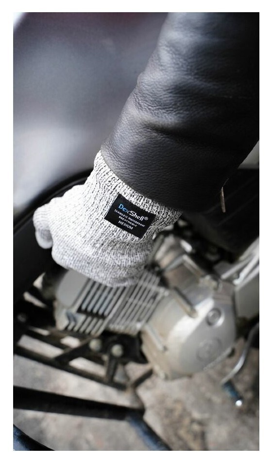 Перчатки водонепроницаемые Dexshell Techshield, p-p XL, с белыми пальцами.