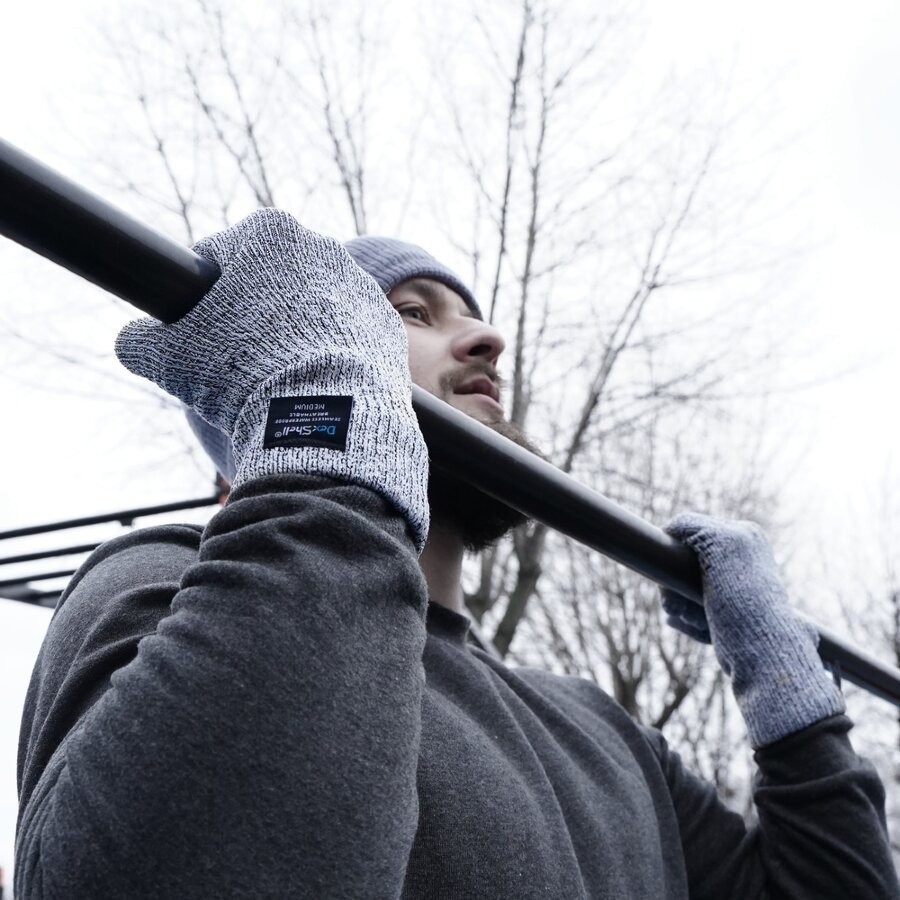 Перчатки водонепроницаемые Dexshell Techshield, p-p XL, с белыми пальцами.