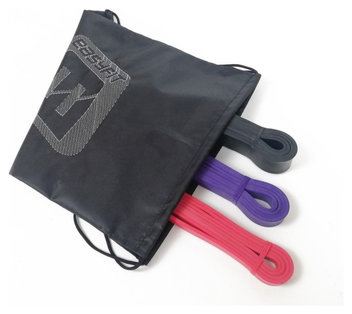 Гумові петлі EasyFit: набір 2-45 кг (3 шт), укр, укр