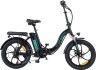 Електровелосипед Hitway BK6S (350 Вт, 11,2 А/год, 36 В, 25 км/год), колеса 20", чорний, укр Фото - 2