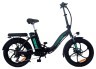 Електровелосипед Hitway BK6S (350 Вт, 11,2 А/год, 36 В, 25 км/год), колеса 20", чорний, укр Фото - 4