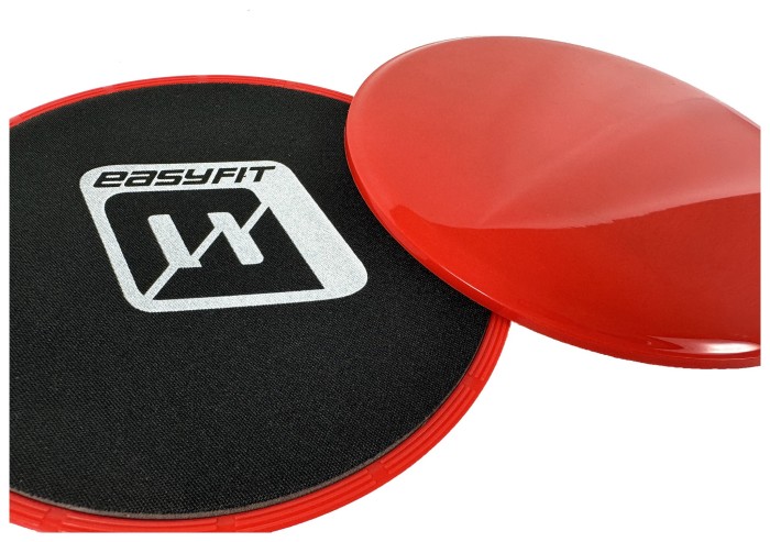 Диски для глайдинга EasyFit красные (пара)