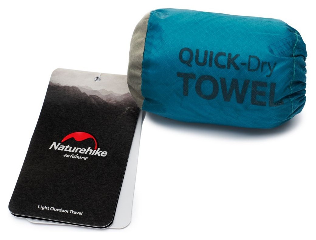 Рушник Naturehike MJ01 Ultralight NH19Y001-J, 80 см х 40 см, смарагдовий