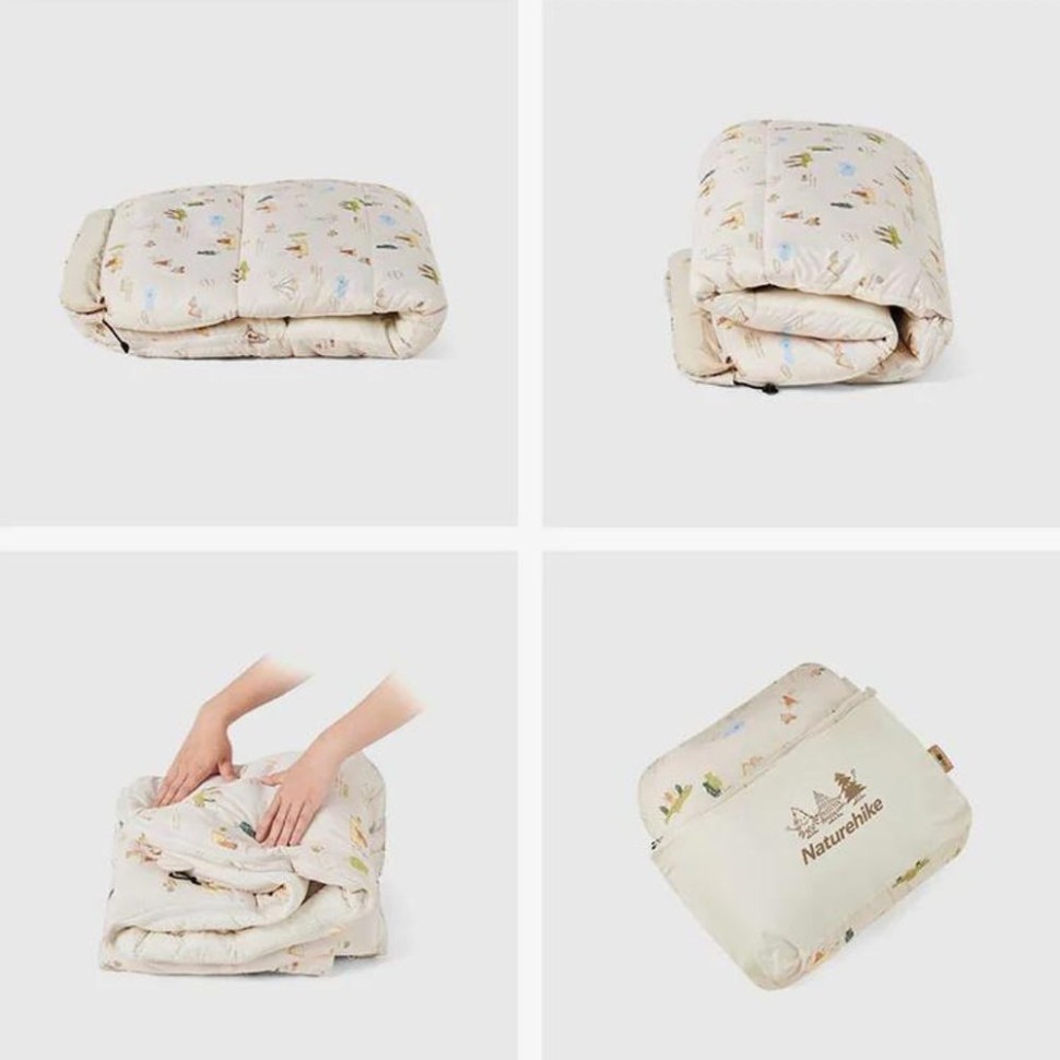 Детский спальник с капюшоном Naturehike B180 CNH22SD001, бежевый