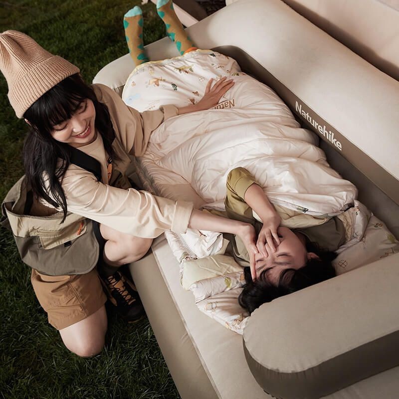 Детский спальник с капюшоном Naturehike B180 CNH22SD001, бежевый