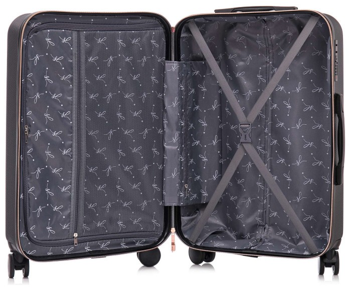 Валіза Semi Line 24" (M) Black (T5722-3)