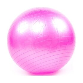 Мяч фітнес World Sport, 75см гладкий (1000гр) GymBall, рожевий