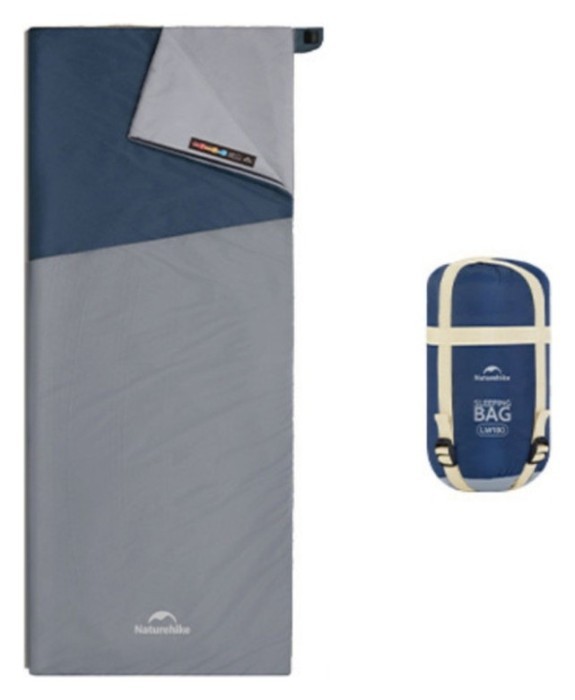 Спальный мешок Naturehike LW180 CNK2550WS026 Sunny Day PL01, (14°C) XL синий