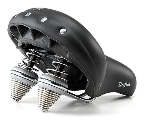 Седло Selle Royal Premium DRIFTER, Royalgel, обивка Strengtex, 270х245мм, 1160г, хромированные рейлы и пружины, unisex, черное