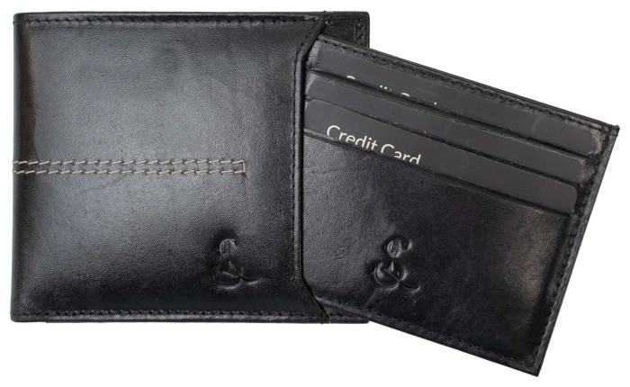 Портмоне чоловіче шкіряне Semi Line RFID Black (P8267-0)