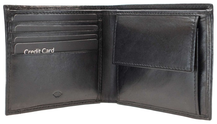 Портмоне чоловіче шкіряне Semi Line RFID Black (P8267-0)