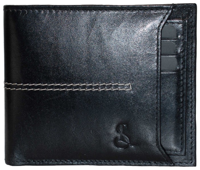 Портмоне чоловіче шкіряне Semi Line RFID Black (P8267-0)