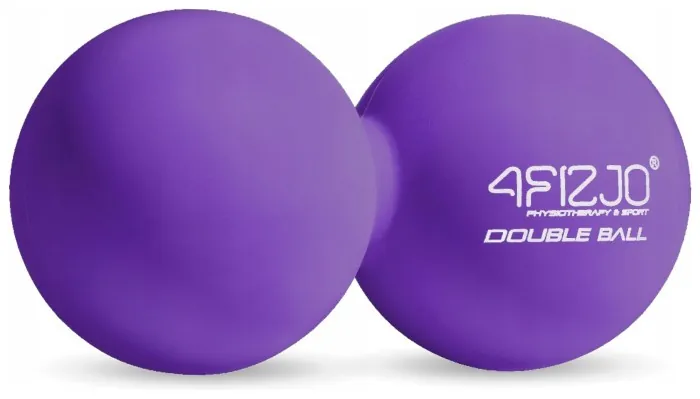 Масажний м'яч подвійний 4FIZJO Lacrosse Double Ball 6.5 x 13.5 см Purple (P-5907739314338)