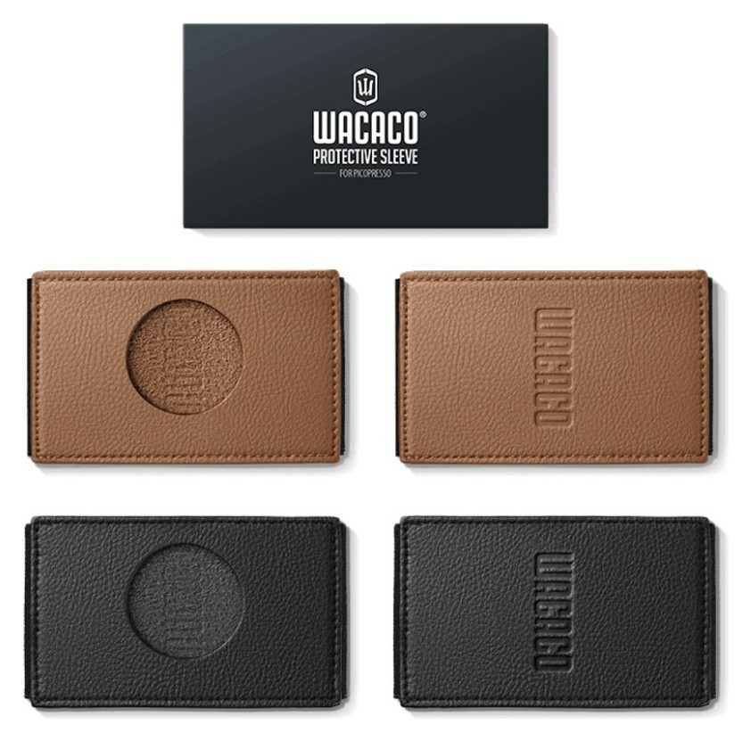 Чехол для портативной кофеварки Wacaco Picopresso, набор 2 шт, черно-коричневый