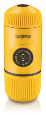 Портативная эспрессо-кофеварка Wacaco Nanopresso желтая, механическая, для молотого кофе