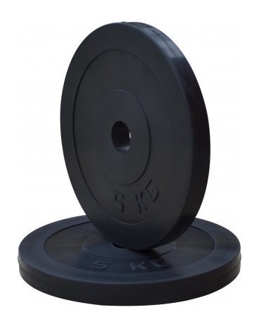 Штанга с резиновыми дисками RN-Sport W-образная 50 кг