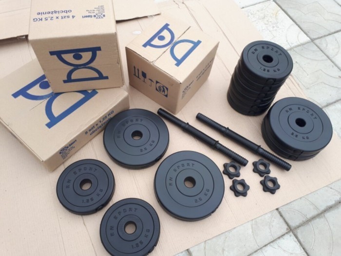 Скамейка для жима ReadMeBlack + штанга 75 кг с гантелями 2х20 кг RN-Sport