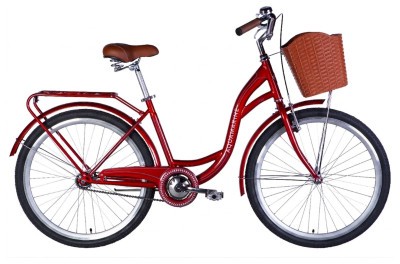 Велосипед уцінений ST 26" Dorozhnik AQUAMARINE BH рама-17" бордовий 2026