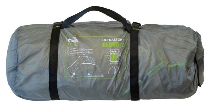 Намет Tramp Cloud 2 Si світло-сірий, укр, укр