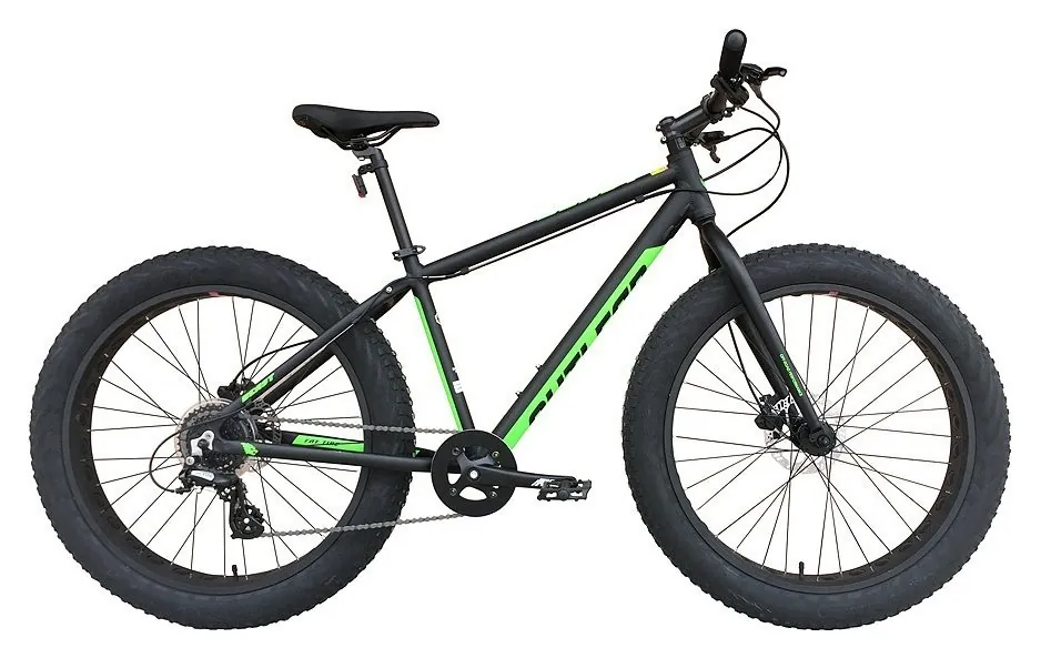 Велосипед Outleap Beast 26" L Black Lime Punch (M Чорно-зелений)