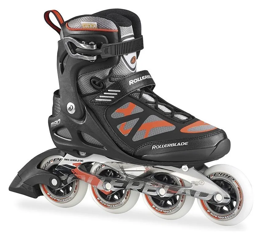 Роликові коньки для дорослих Rollerblade MACROBLADE 90 M 40.5 (8US) 260мм Black/red (07355400 741) (290мм)